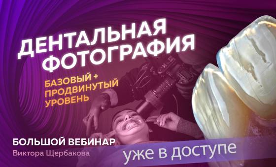 Dental photography. Large-scale webinar
